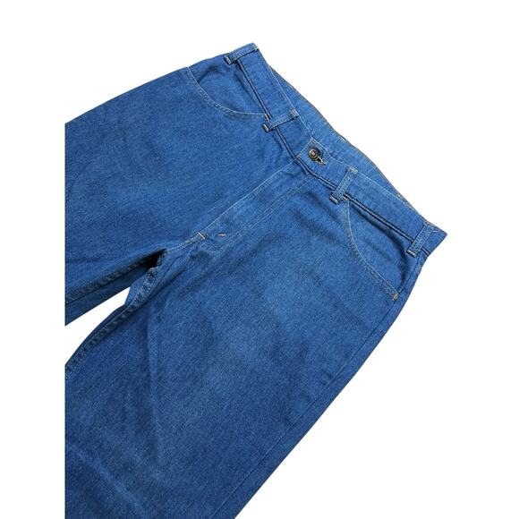 Vintage 1980s LEVI'S Skosh More Room Orange Tab Denim Men's Jeans Unworn 34x29 - Picture 12 of 13